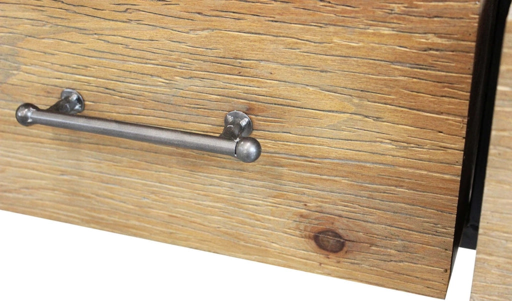 Libreria in Legno Metallo cm 128x44 5x153 5 - DENE