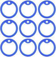 Etichetta per Cani - 30 Pezzi - Otre in Silicone - Protezione per Collare di Identificazione - Forma Circolare - Resistenti ai Solletico - Adatto per Collare per Cani - Nome di Identificazione per Cani