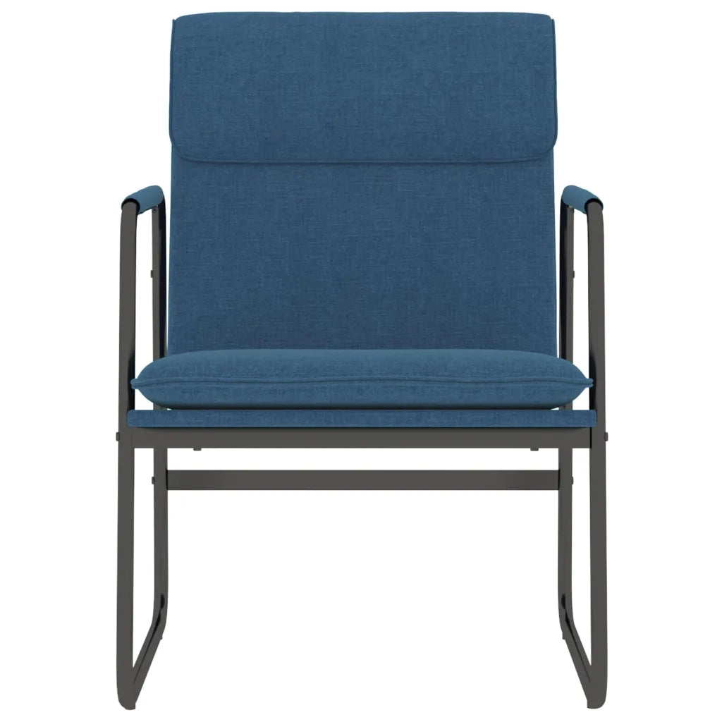 Poltrona | Sedia Lounge Blu 55x64x80 cm in Tessuto