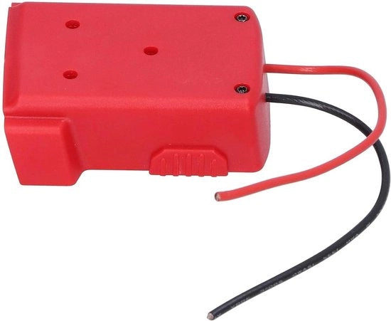 Adattatore batteria con adattatore di connessione ABS per prestazioni ottimali - convertitore accu stekker 18 V M18 XC18 - adattatore accu efficiente .