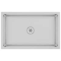 Lavello da Cucina Lavorato a Mano in Acciaio Inox cod mxl 49035