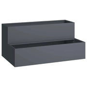 Fioriere | Cassetta per fiori | Vaso da giardino Antracite 100 x 60 x 45 cm