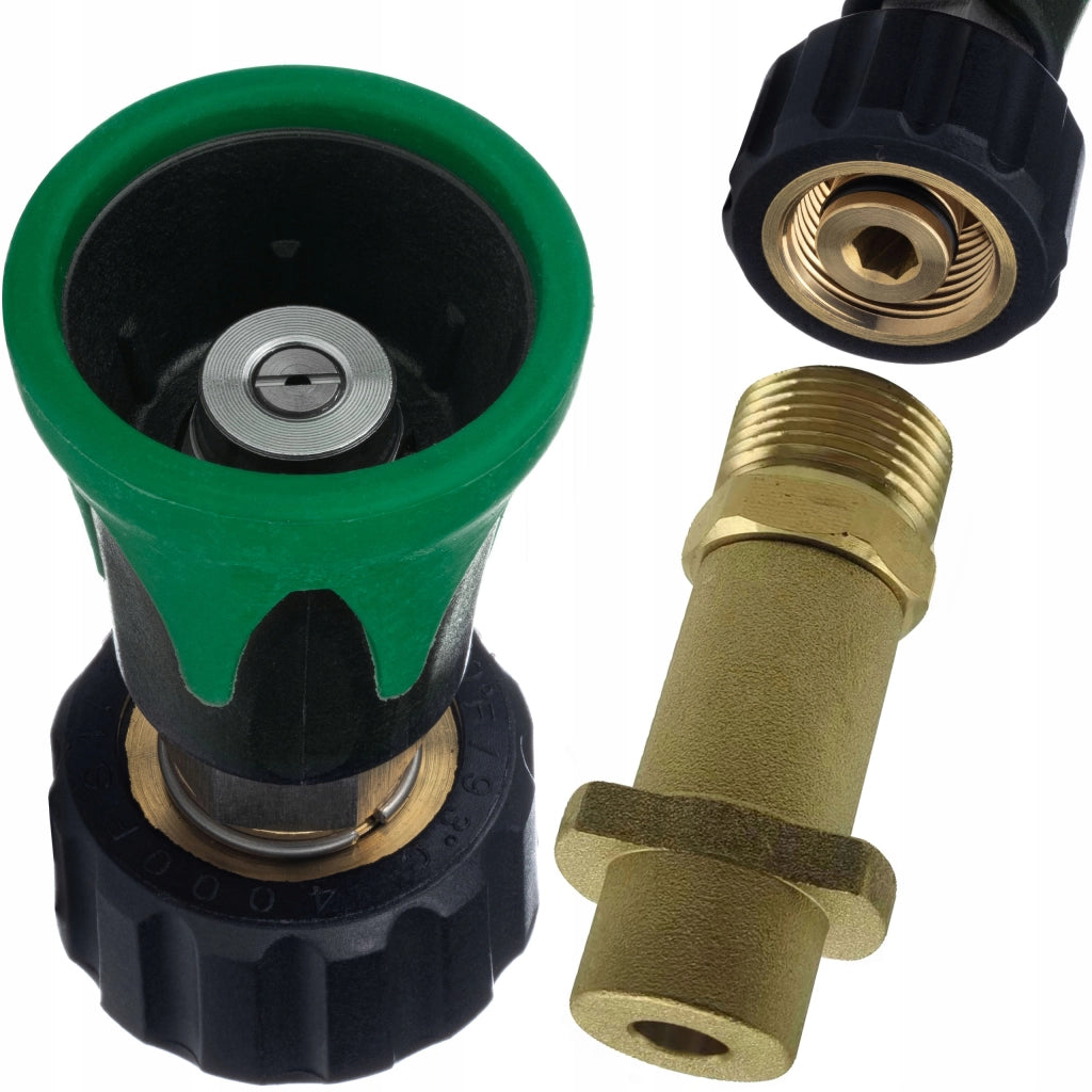Set Lancia Mini M22 + Adattatore Bayonet – Compatibile con Idropulitrice Kärcher HD HDS K-series | Ottone e Acciaio Inox