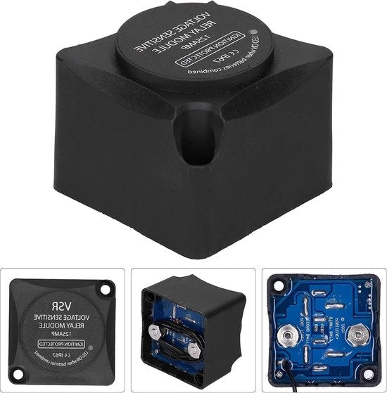 Modulo relais a variazione di tensione per isolatore batterie doppio per camper, UTV, ATV, barche