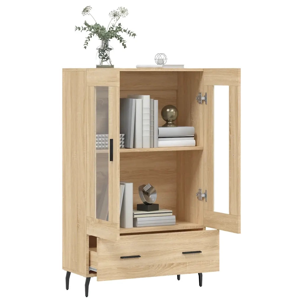Credenza Rovere Sonoma 69,5x31x115 cm in Legno Multistrato 828319