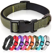 Cinturone per Cani Riflettente - Resistente - Respirante - Flessibile in Neoprene - Adatto per Cani Piccoli/Mediani/Grandi - Verde - Attrezzo per Cani