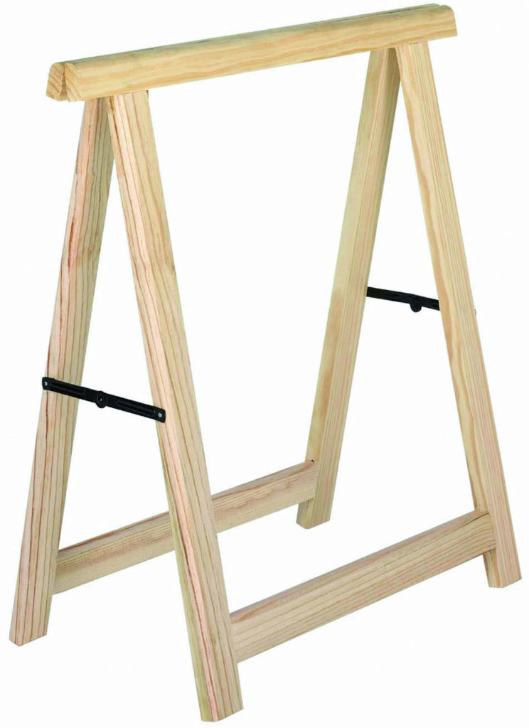 CAVALLETTO RICHIUDIBILE IN LEGNO DI PINO Profilo mm. 23x50 - cm. 73,5x38x75,5 h - kg. 800