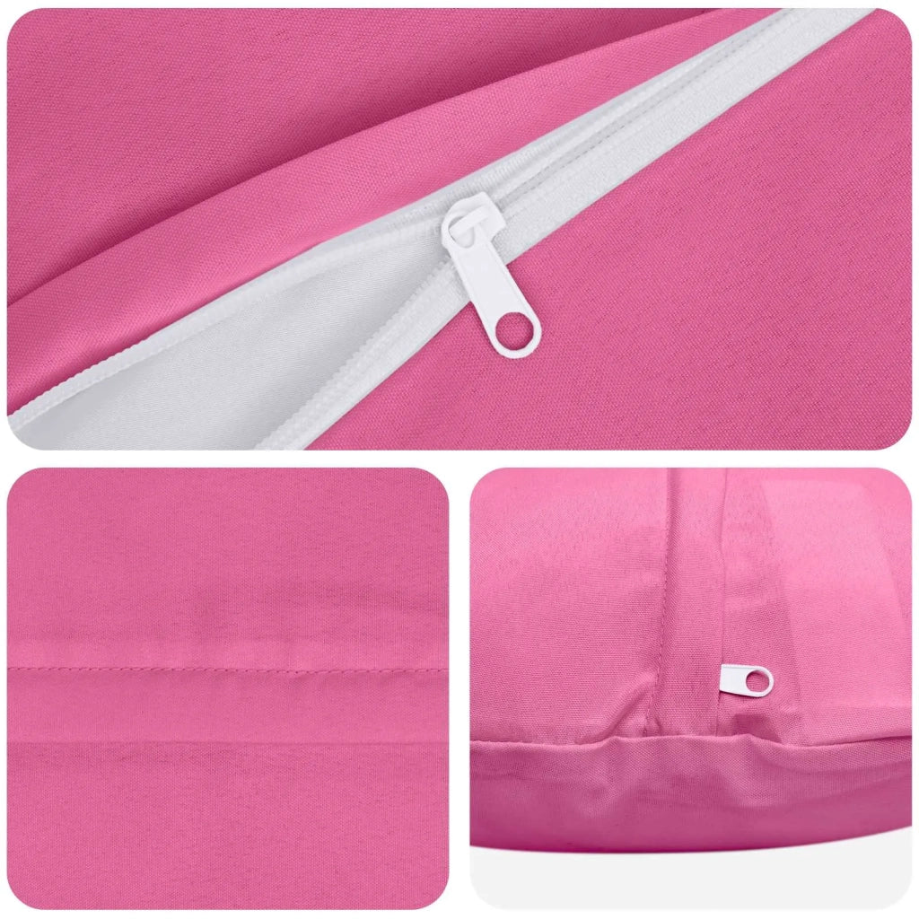 Federa 2 pcs HEERLEN Rosa Ø 60 cm Poliestere 923011