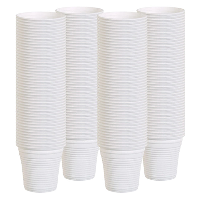 MAURY'S BICCHIERINI CAFFÈ IN BIOPLASTICA MONOUSO 80 ML IN SET 200 PZ BIANCHI