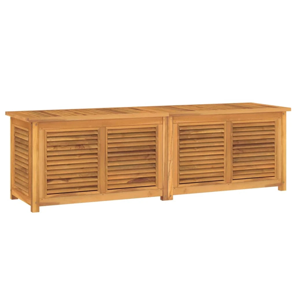 Box portaoggetti da giardino e borsa 175 x 50 x 53 cm legno massello di teak 02_0013132