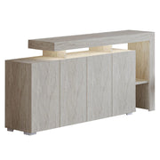 Credenza in legno "Beliz" - 170 x 35 x 80 cm - Travertino