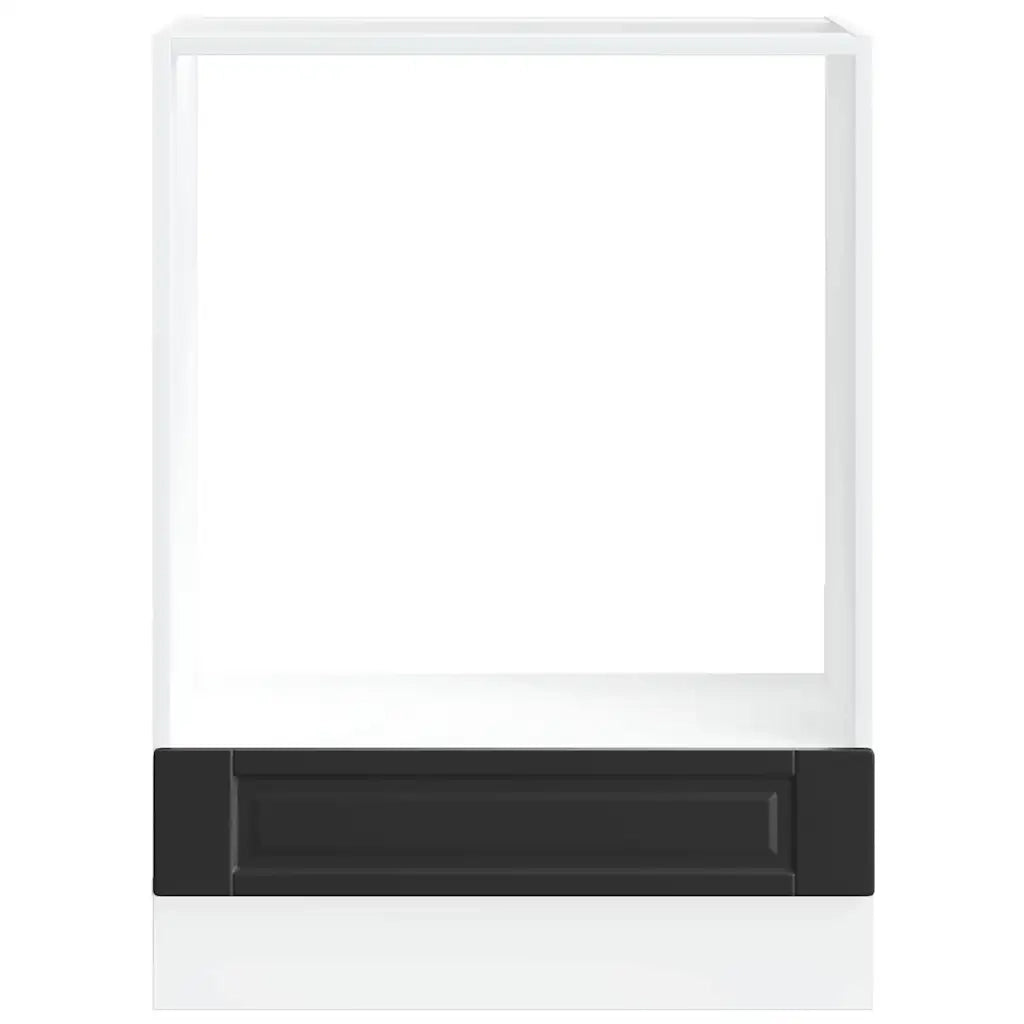 Armadio per Forno Porto Nero in Legno Multistrato 853998