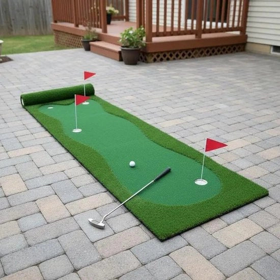 Tavolo da golf con prato sintetico realistico - S