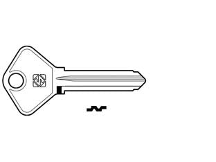 Chiavi Auto Safe Giobert AF3B Silca 5 Pezzi