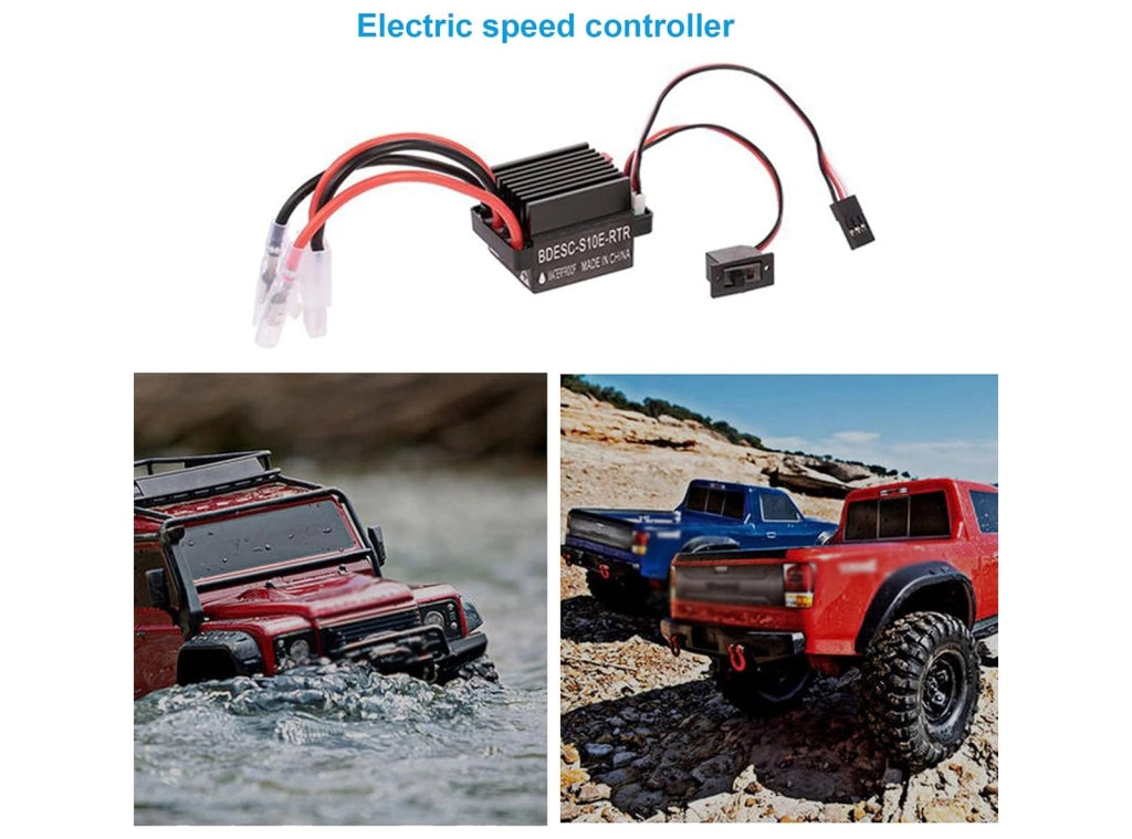 Regolatore Elettronico di Velocità Bidirezionale 320 A con Freno per Auto Radiocomandata Barca Telecomandata Impermeabile