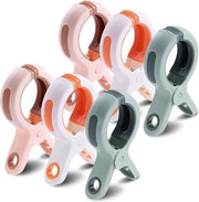 Clips per tenda da spiaggia - 6 pezzi - resistente al vento - dimensioni jumbo - per clip da asciugamano da spiaggia