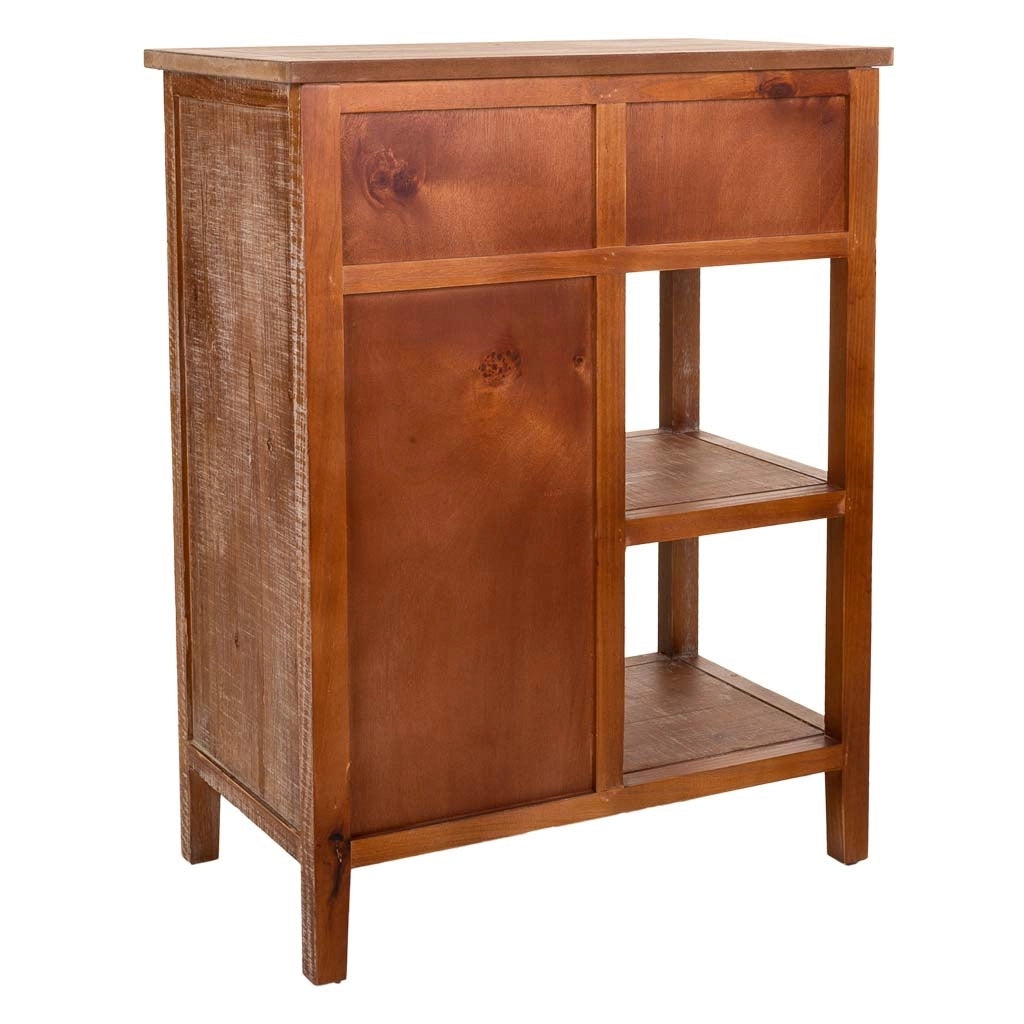 Mobile da ingresso in legno marrone 67x37x82h