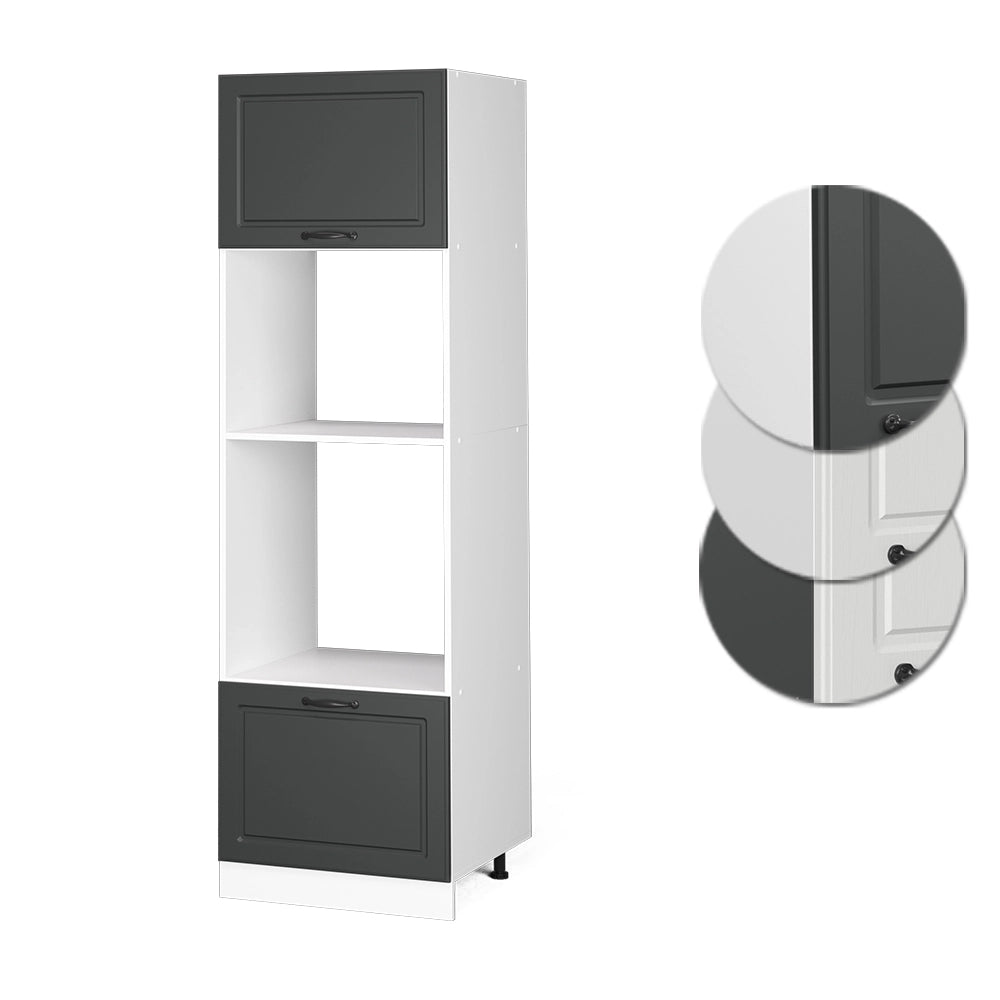 Vicco Set mobili bagno Antracite casa di campagna 60 cm