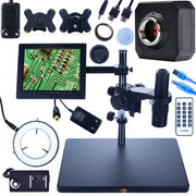 Mikroscopio Digitale Earth Pro MCEP-0.5X – Zoom 7x-45x, Display 8" | Oculare 360°, Illuminatore 56 LED