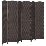 Libreria divisorio ¨C zephmum ¨C marrone, legno, 6 pezzi, pieghevole