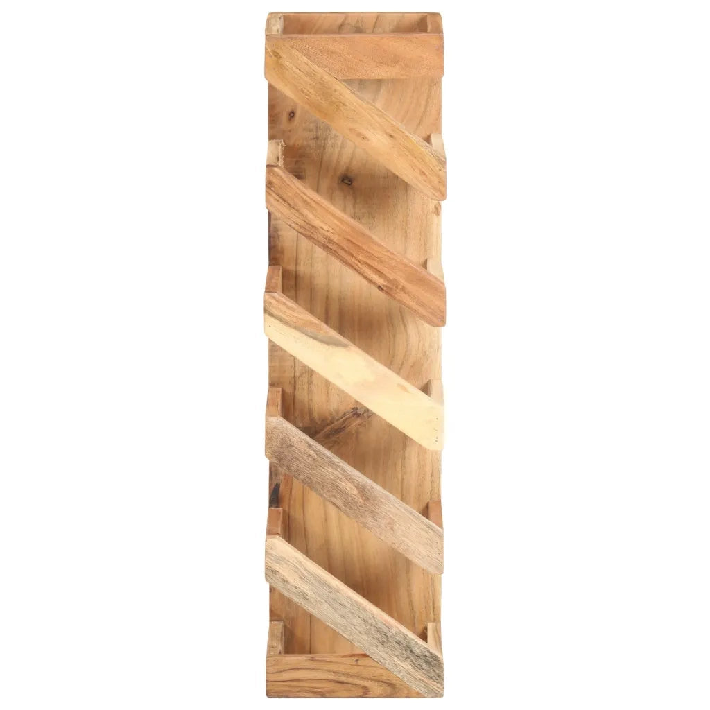 Portavino da 5 Bottiglie in Legno Massello di Acacia 321626