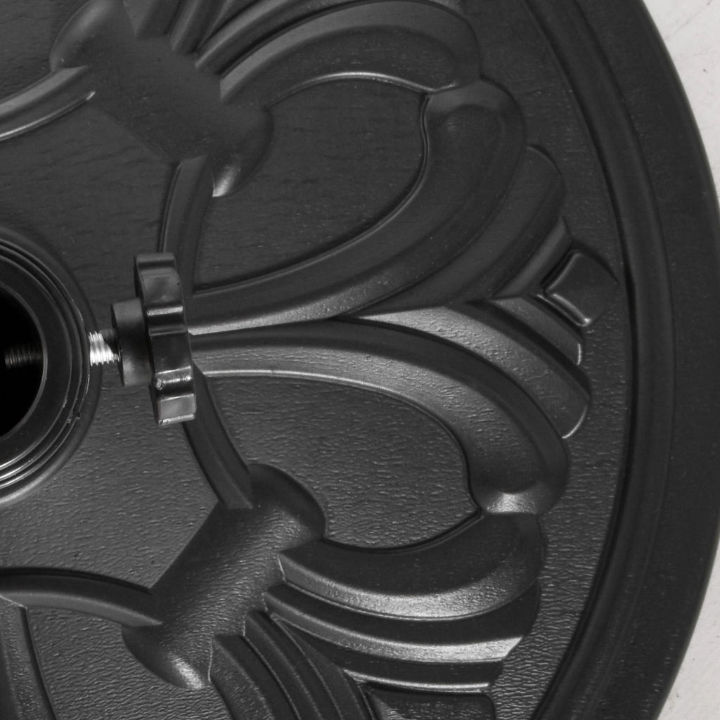 Base per Ombrellone 13 kg per Diametri 35/38/48 mm ¨C zephmum ¨C Antracite
