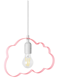 Lampada Nuvoletta Pensile Rosa Chiaro