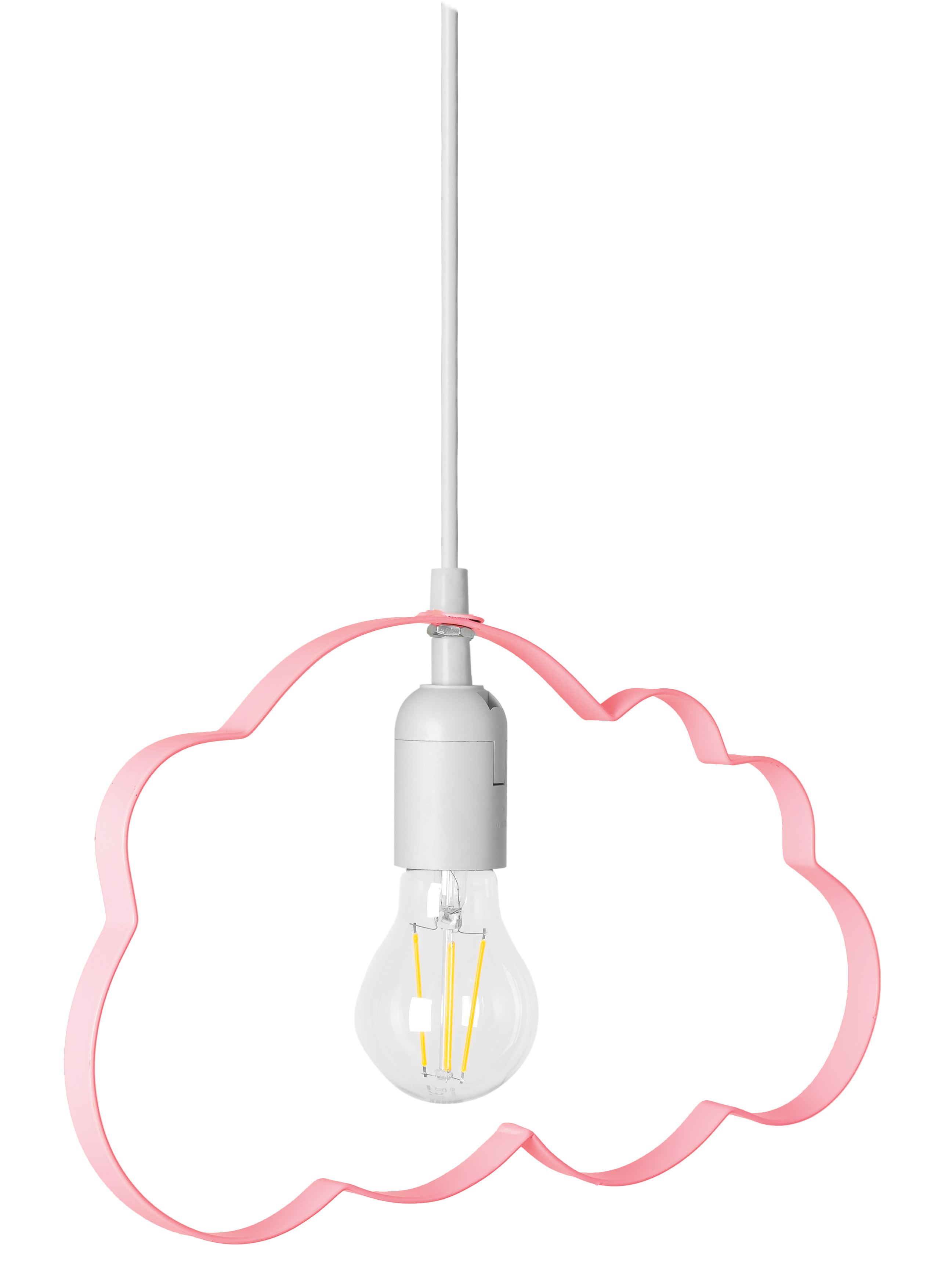 Lampada Nuvoletta Pensile Rosa Chiaro