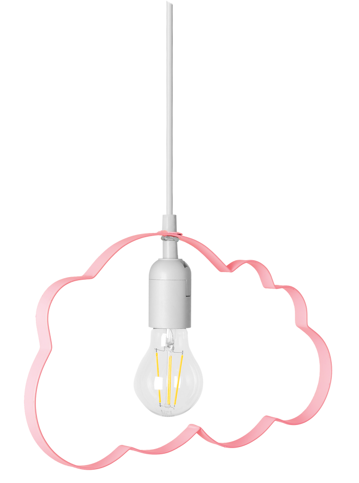 Lampada Nuvoletta Pensile Rosa Chiaro