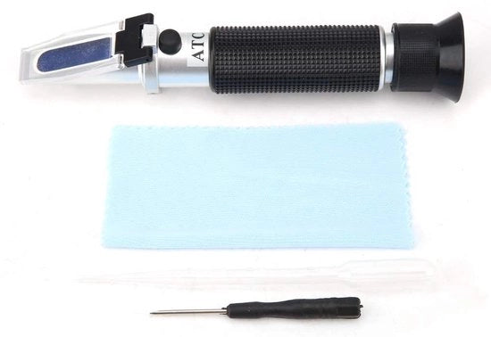 Refrattometro con ATC - Urine Specifica Gravità - Assistente Medico per Animali Domestici - Cani/Gatti - Intervallo di Misura 1.000-1.060 SG - Compensazione di Temperatura Automatica - Refrattometro per Animali Domestici