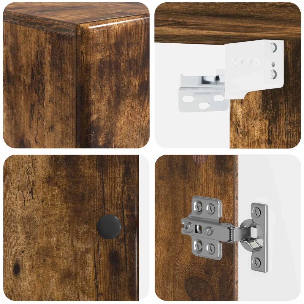 Armadio da bagno a muro BREDA Rovere Fumo 30 x 31 x 59 cm 897470