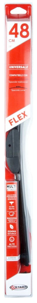 "Spazzola tergicristallo Curva 48 cm-19"" Universale per auto"