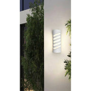 Trade Shop - Applique Led A Parete Bianco 12 W Per Esterno Luce 3000k 6500k 4000k Ip65 Es56 - -bianco Naturale      -