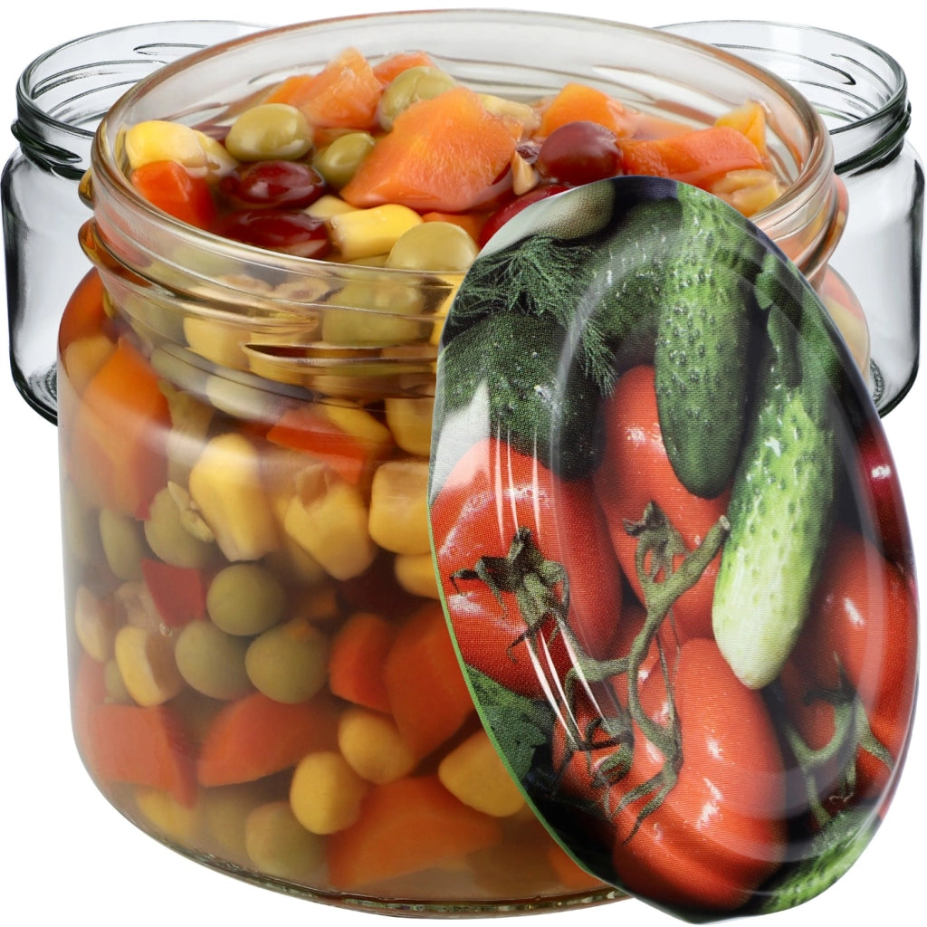 KADAX Sonka vasetti 330ml 50pz 82mm + coperchi "Verdure"