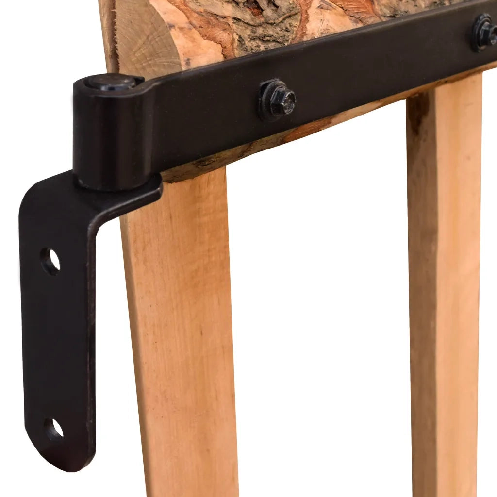Cancello Singolo Recinzione Legno Nocciolo Impregnato 100x120cm 142597