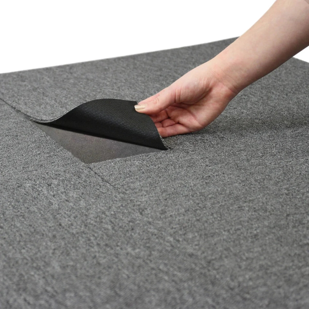 20 Quadrotte di Moquette 50x50cm Colore Sabbia 5mq Dure per Casa e Ufficio