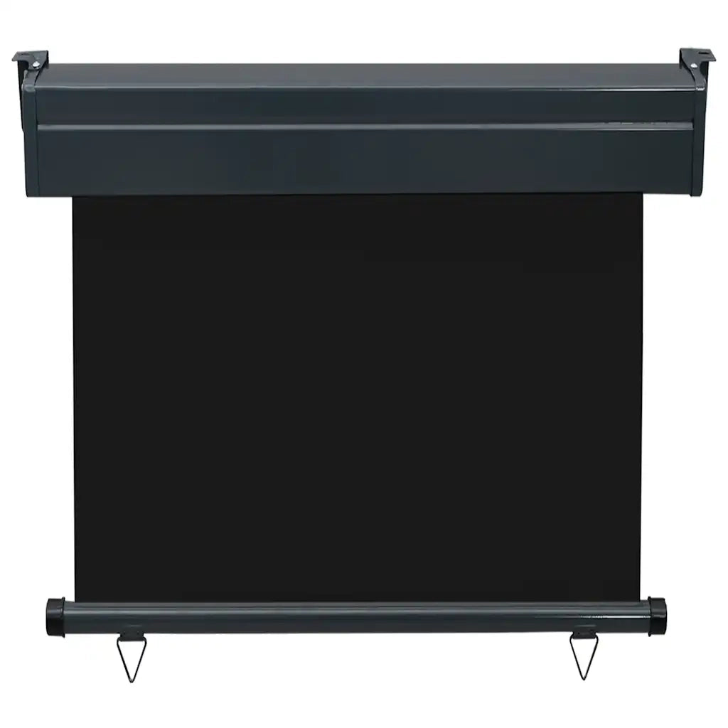 Tenda Laterale per Terrazzo 80x250 cm Nera