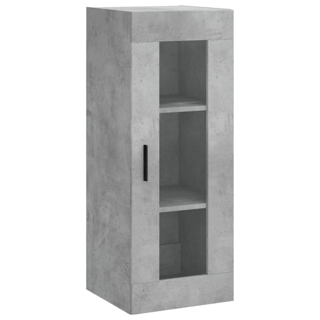 Buffet credenza cassettiera mobiletto mobile contenitore organizer cucina soggiorno salotto alto 34,5 x 34 x 180 cm legno ingegnerizzato grigio 02_0034279