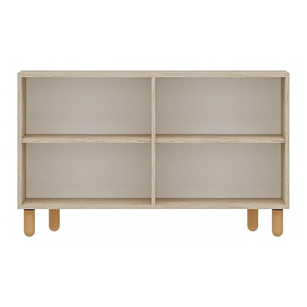 Madia Venerina, Credenza 2 Ripiani, 120x30x74h cm Beige Marmo