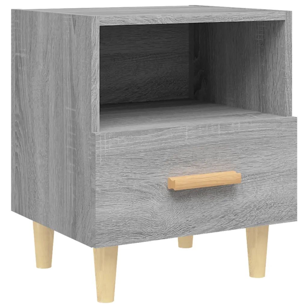 Comodini 2 pz Grigio Sonoma 40x35x47 cm cod mxl 30810