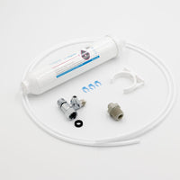 Rubinetto cucina con filtro acqua e beccuccio flessibile – nero grafite, 2 leve