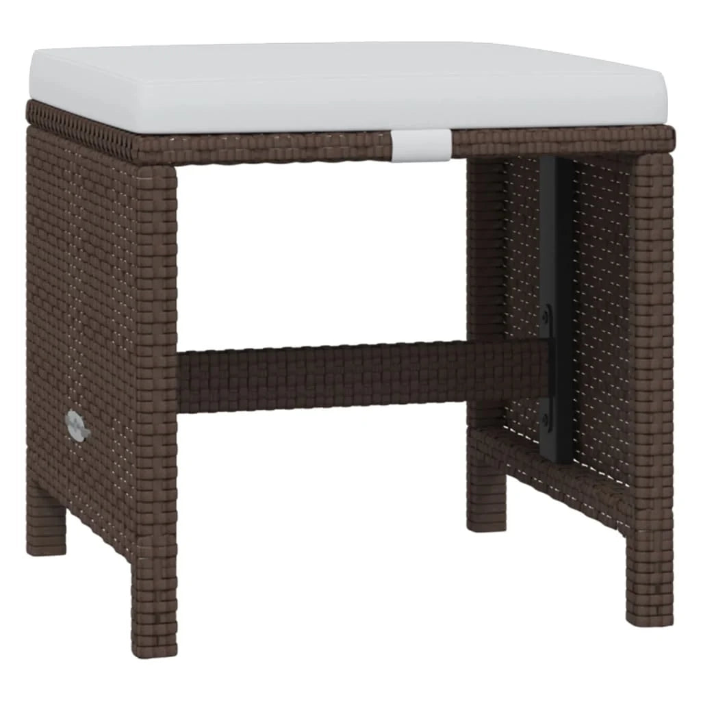 Set da pranzo da giardino 21 pz marrone in polyrattan 02_0014436