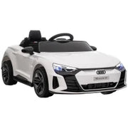 Auto Elettrica per Bambini 3-5 Anni con Telecomando, Sospensioni e Clacson, 103x58x41 cm, Bianca e Nero