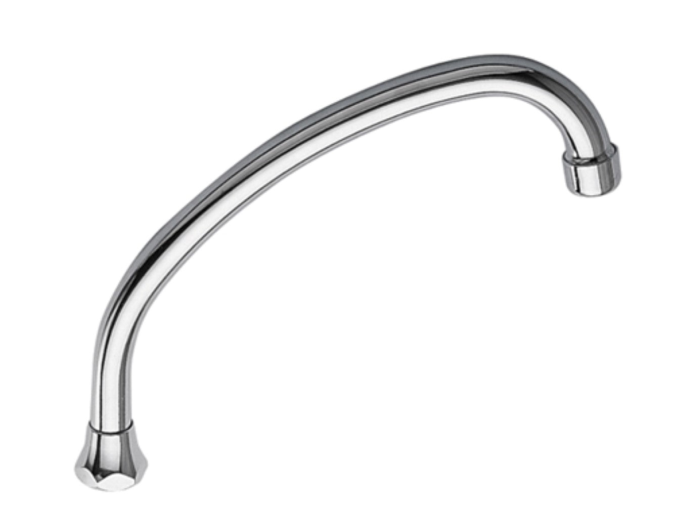 Canna a j per monoforo lavello, tipo universale con aeratore