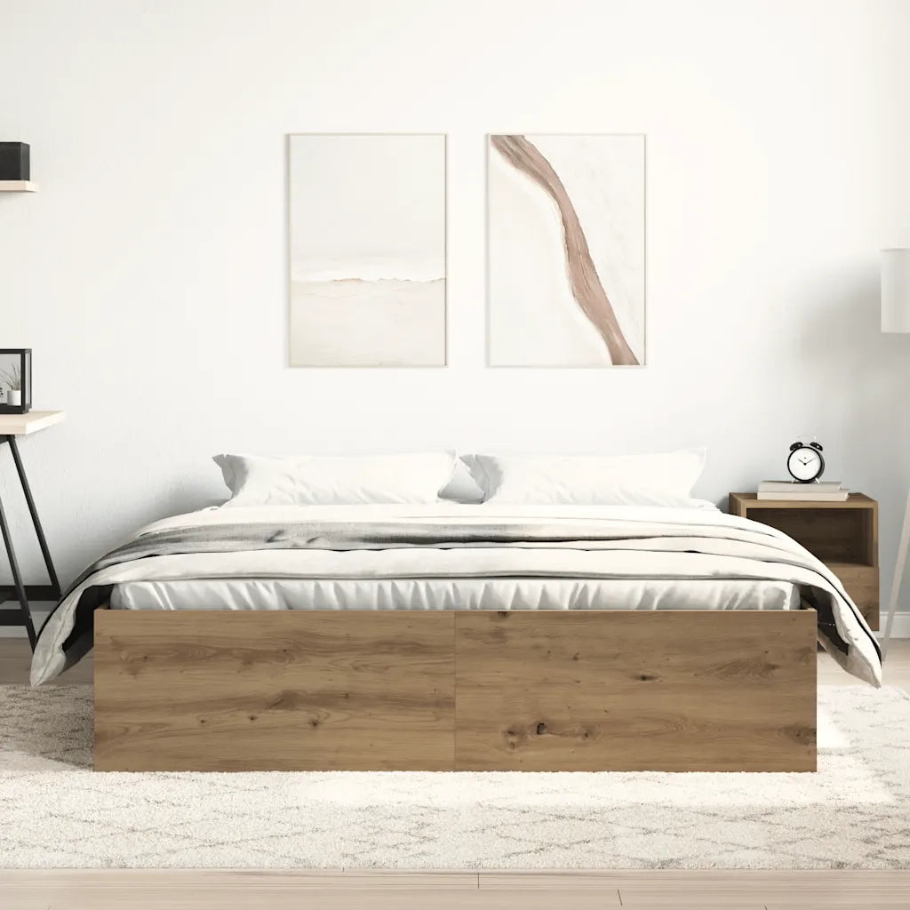 Giroletto senza Materasso Rovere Artigianale 150x200cm