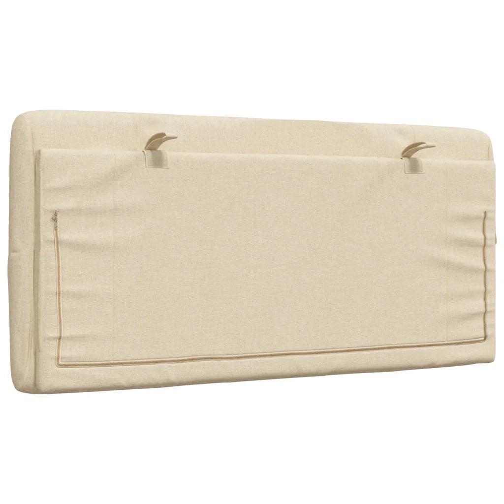 Cuscino Testiera Crema 100 cm in Tessuto 4019210