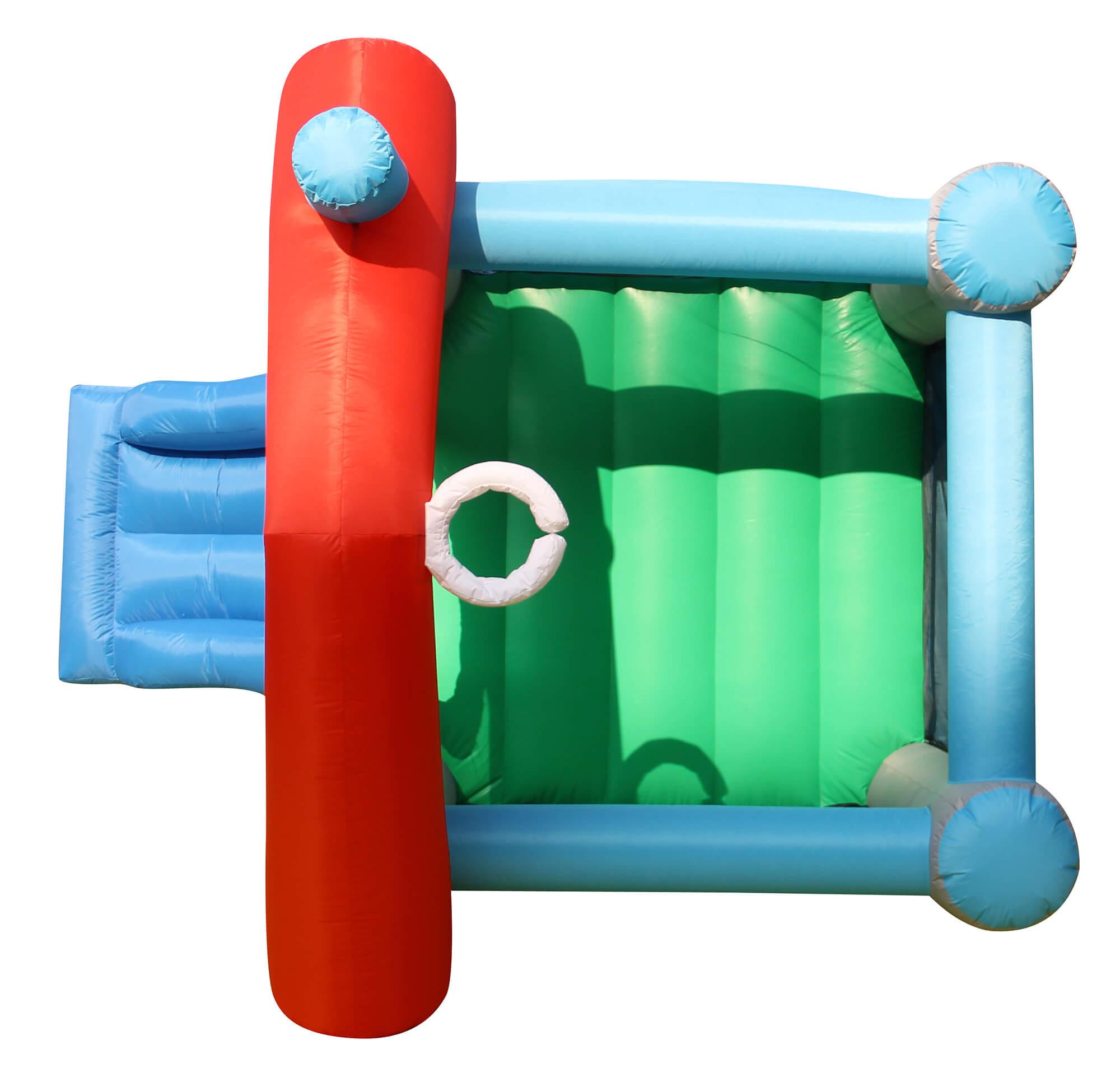 Castello Giostra Gonfiabile con Pompa Happy Hop Fun House