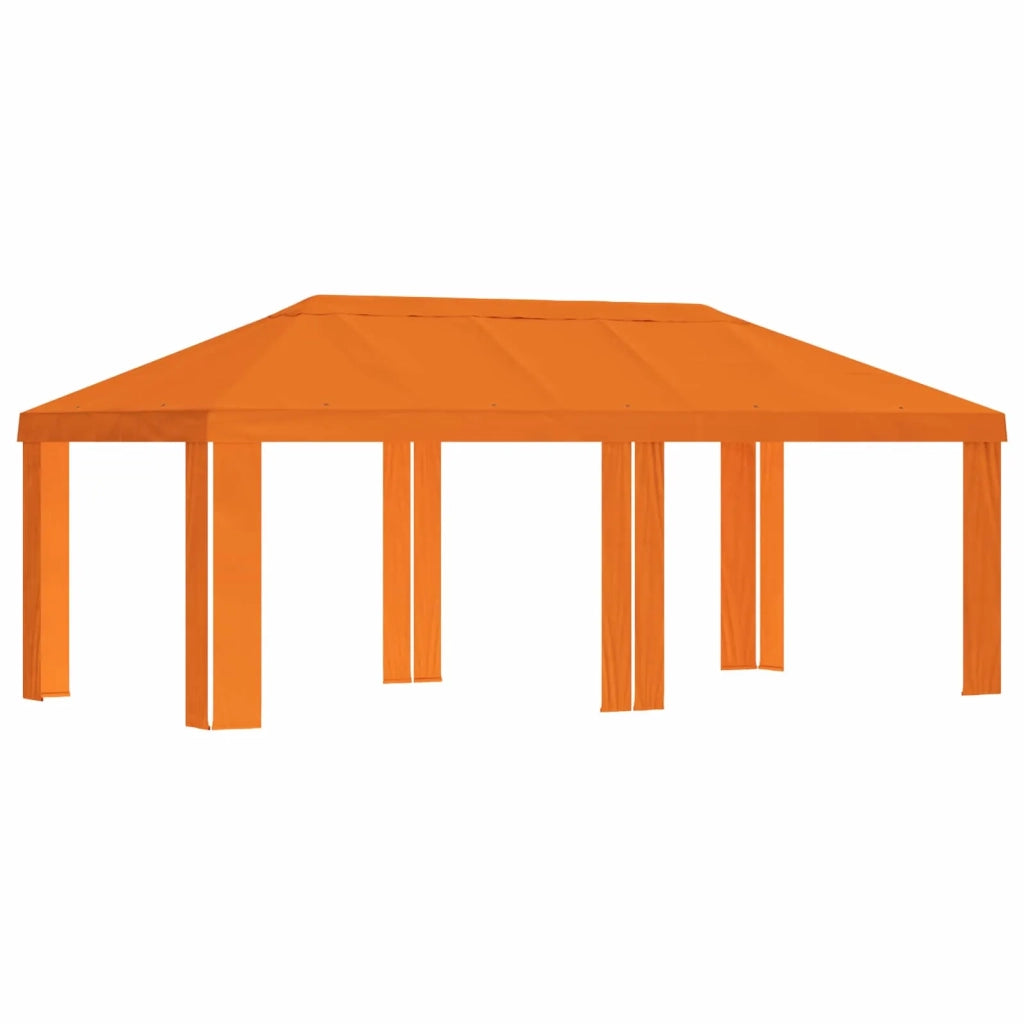 Copertura per Gazebo 6 x 3 m Arancione Poliestere 190 900431