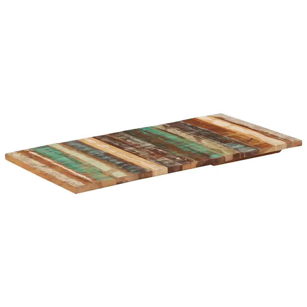 vidaXL Piano Tavolo Rettangolare 60x120 cm 25-27 mm Legno di Recupero