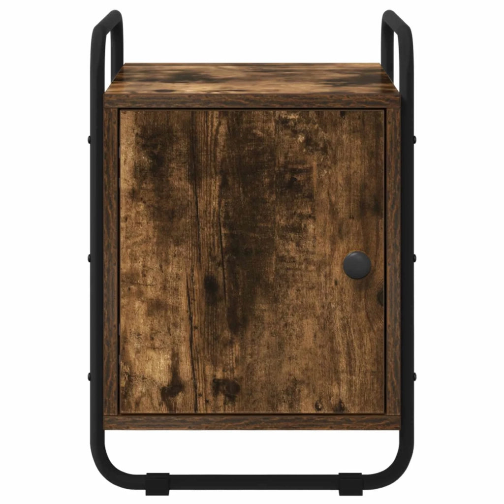 Armadio da Notte Rovere Fumo Legno ingegnerizzato 8007603